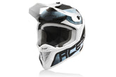 CASCO Cross / Enduro / Super Motard Acerbis LINEAR Bianco/Azzurro